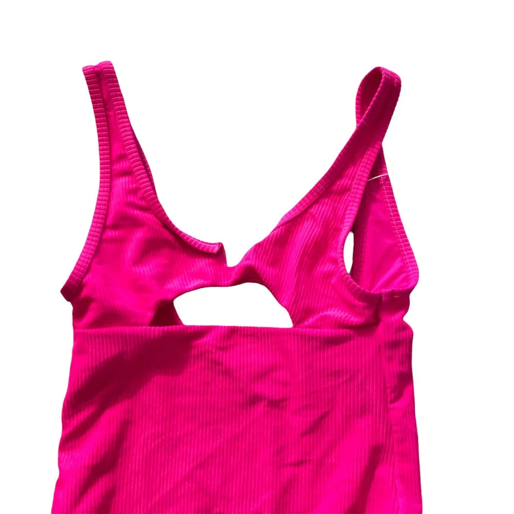 Frankies Bikinis Cody Cutout One-Piece iSwimsuit n Pink NWT Size XS